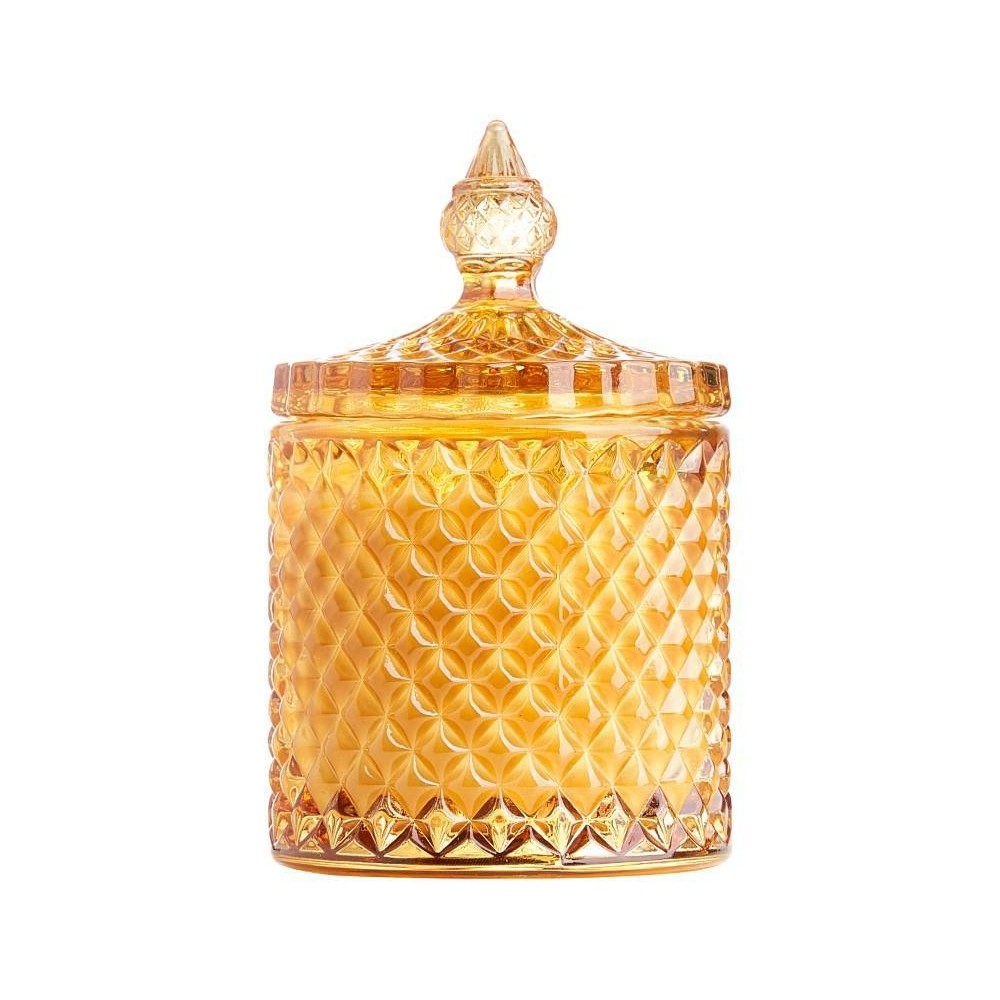 CANDELA IN VETRO BROWN